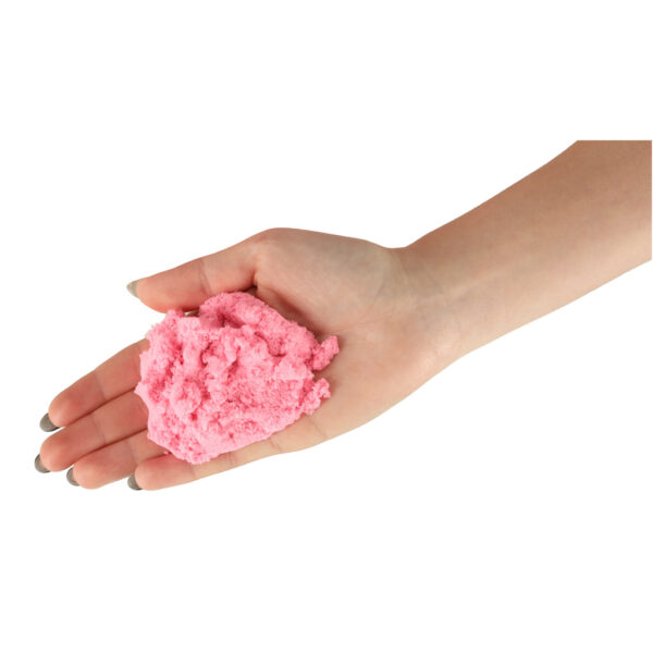 Piasek dla dzieci 1kg w woreczku różowy - obrazek 6