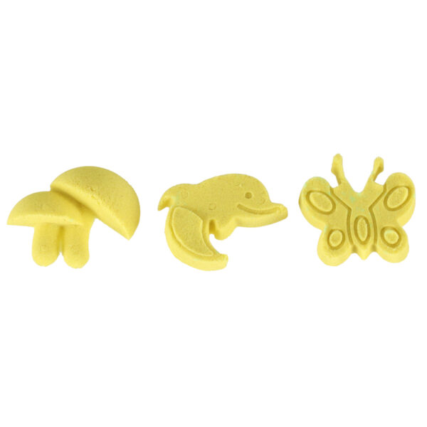 Piasek dla dzieci 1kg w woreczku żółty - obrazek 4