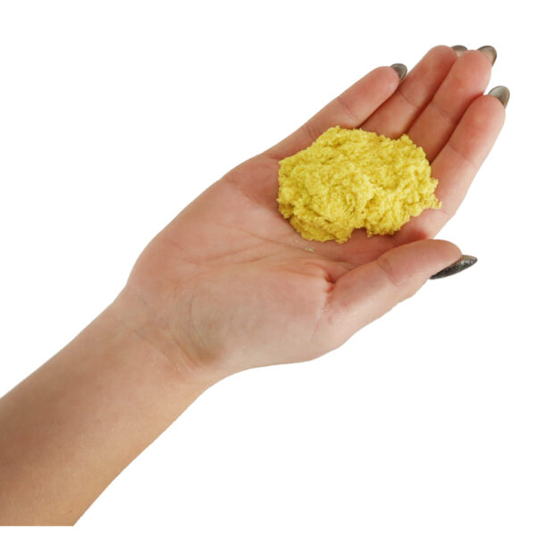 Piasek dla dzieci 1kg w woreczku żółty - obrazek 6