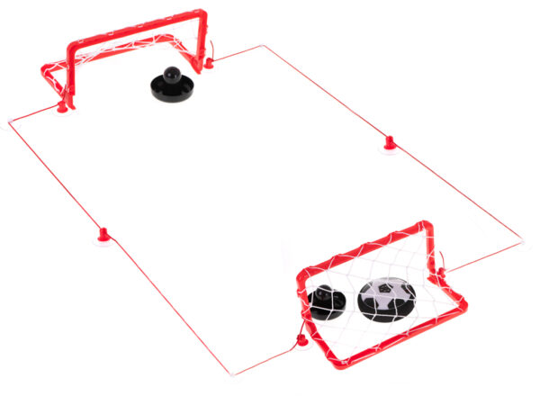 Latająca lewitująca piłka nożna krążek cymbergaj hoverball z bramkami - obrazek 3