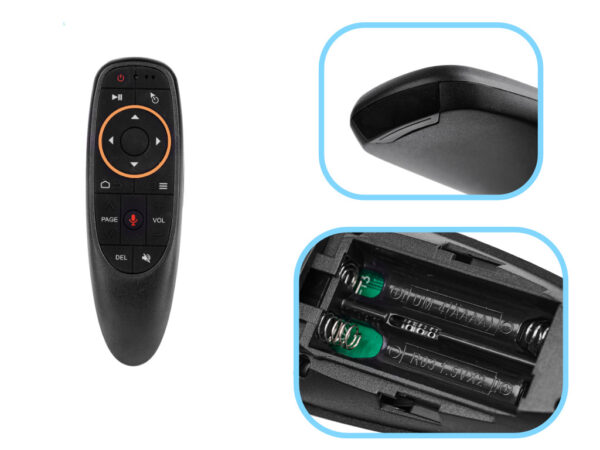 Pilot do telewizora laptopa G10 Smart TV Box z mikrofonem X9 USB nowoczesny - obrazek 3