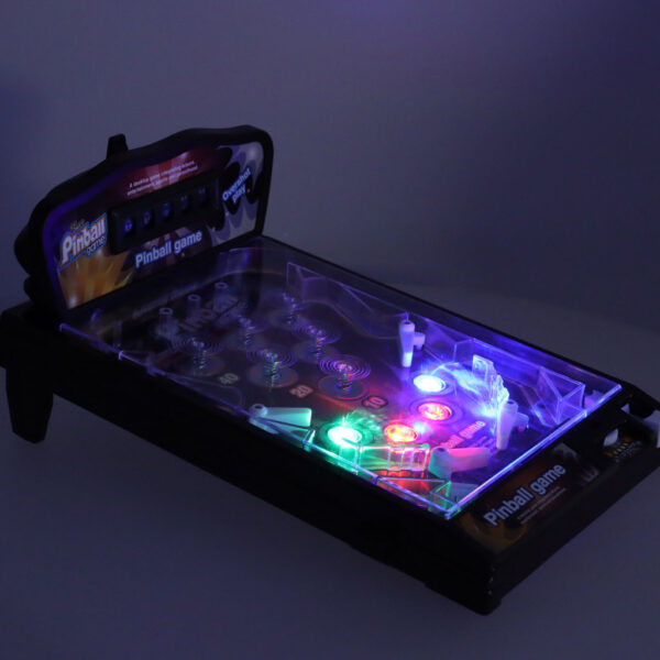 Pinball flipper gra zręcznościowa stół ze światłami i muzyką - obrazek 6