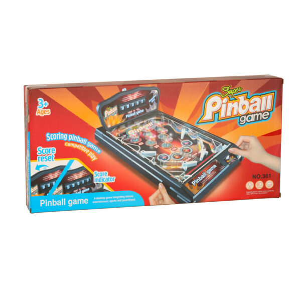 Pinball flipper gra zręcznościowa stół ze światłami i muzyką - obrazek 9