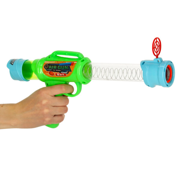 Pistolet wyrzutnia karabin na bezpieczne naboje miękkie kulki piankowe 2w1 - obrazek 3