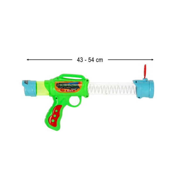 Pistolet wyrzutnia karabin na bezpieczne naboje miękkie kulki piankowe 2w1 - obrazek 9