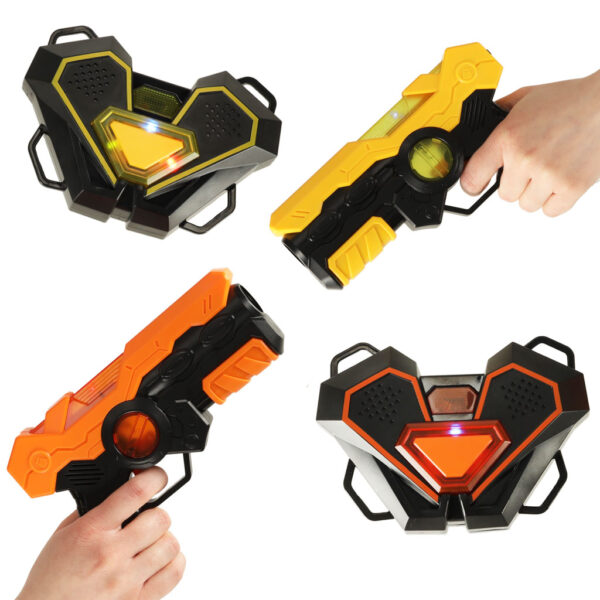 Paintball laserowy pistolet x 2 + tarcza interaktywna x 2 LASER TAG - obrazek 9