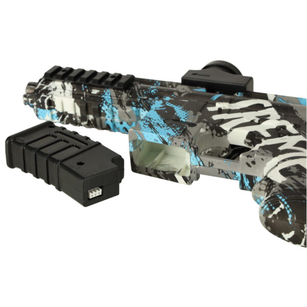 Pistolet na kulki żelowe wodne karabin niebieski zasilanie bateryjne USB 550szt. 7-8mm - obrazek 5