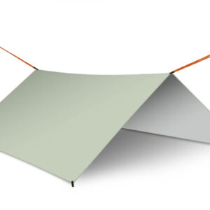 Plandeka tarp płachta biwakowa namiot na hamak osłona przeciwdeszczowa 300cm szary