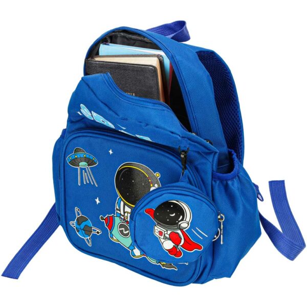 Plecak dla przedszkolaka szkolny dziecięcy astronauta 30x14x23cm - obrazek 6