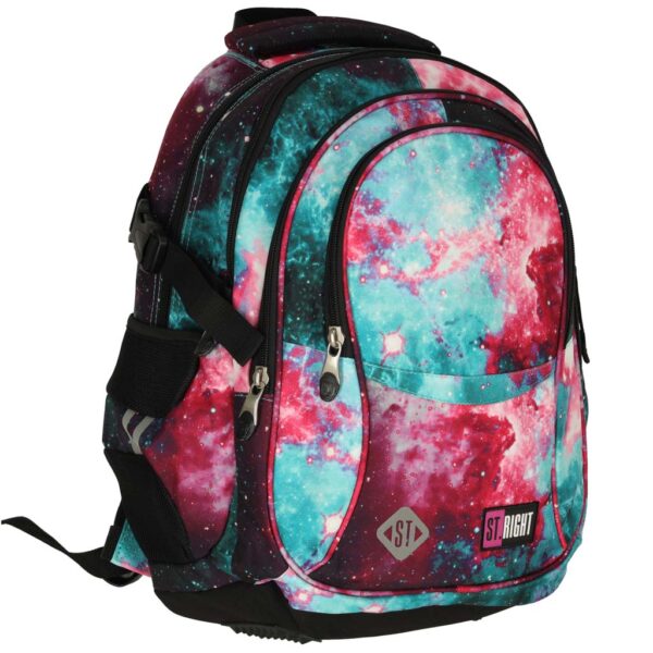 Plecak szkolny młodzieżowy czterokomorowy St. Right 23L Nebula - obrazek 2
