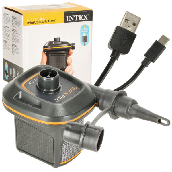 Pompka elektryczna do materaca basenu mini kompresor INTEX 66635 - obrazek 13