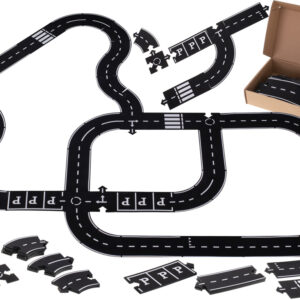 Puzzle kreatywne 2w1 droga jezdnia 40 elementów