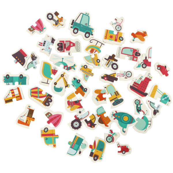 Puzzle w puszce pojazdy 24 puzzle - obrazek 2