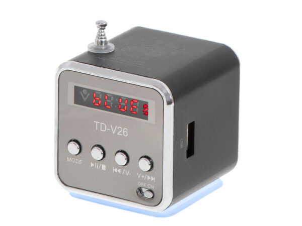 Radio akumulatorowe przenośne głośnik Bluetooth LCD TD-V26 - obrazek 3