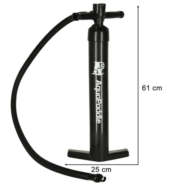 Ręczna pompka powietrza z manometrem dwukierunkowa do Aqua Paddle pontonu basenu deski SUP - obrazek 5