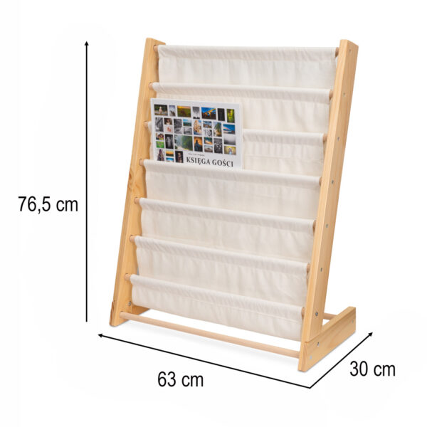 Regał na książki dla dzieci stojak półka 76,5cm - obrazek 11
