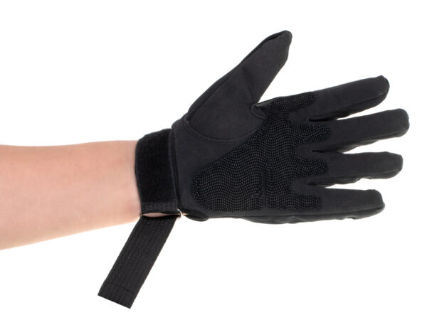 Rękawice taktyczne survival wojskowe ochrona kostek XL czarne - obrazek 8