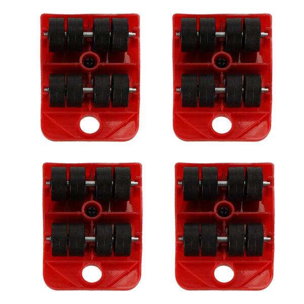 Rolki do transportu zestaw do przesuwania mebli 150kg 5w1 - obrazek 5
