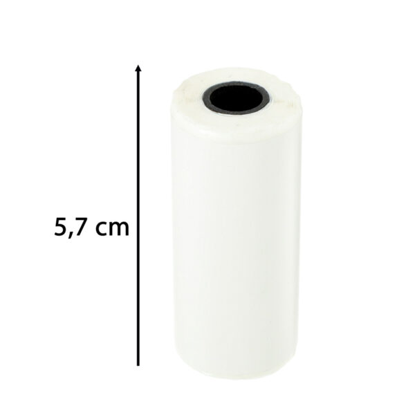 Rolki papier wkład samoprzylepny termiczny do mini drukarki 5,7cmx4,5m 5 sztuk - obrazek 4