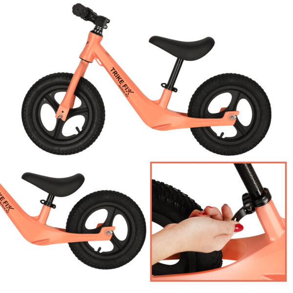 Rowerek biegowy Trike Fix Active X2 rower pomarańczowy - obrazek 2