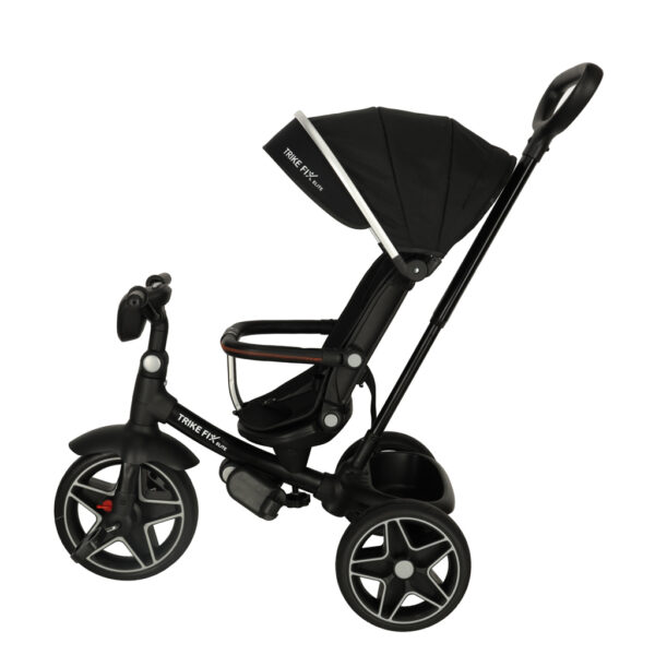 Rowerek trójkołowy TRIKE FIX Elite 2w1 rower spacerówka 6w1 czarny - obrazek 4