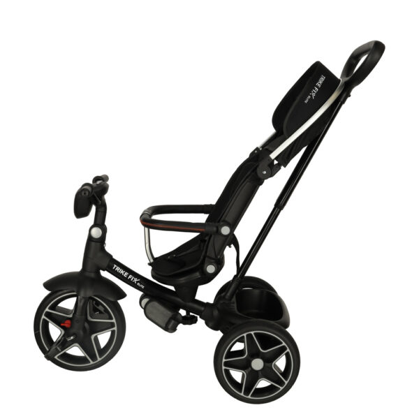 Rowerek trójkołowy TRIKE FIX Elite 2w1 rower spacerówka 6w1 czarny - obrazek 5