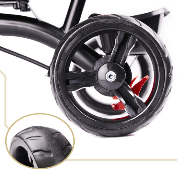 Rowerek trójkołowy Trike Fix Lite rower spacerówka 3w1 obracany 360 wolne koło granatowy - obrazek 6