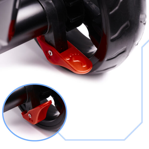 Rowerek trójkołowy Trike Fix Lite rower spacerówka 3w1 obracany 360 wolne koło szary - obrazek 6