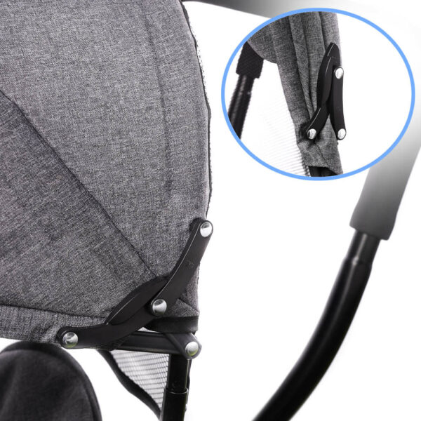 Rowerek trójkołowy Trike Fix Lite rower spacerówka 3w1 obracany 360 wolne koło szary - obrazek 13