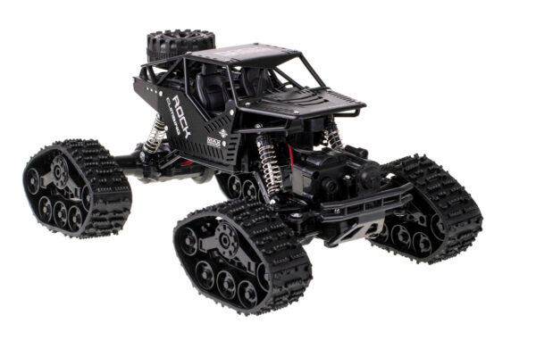Samochód zdalnie sterowany na pilota RC Rock Crawler 4x4 LHC012 auto 2w1 czarny - obrazek 2