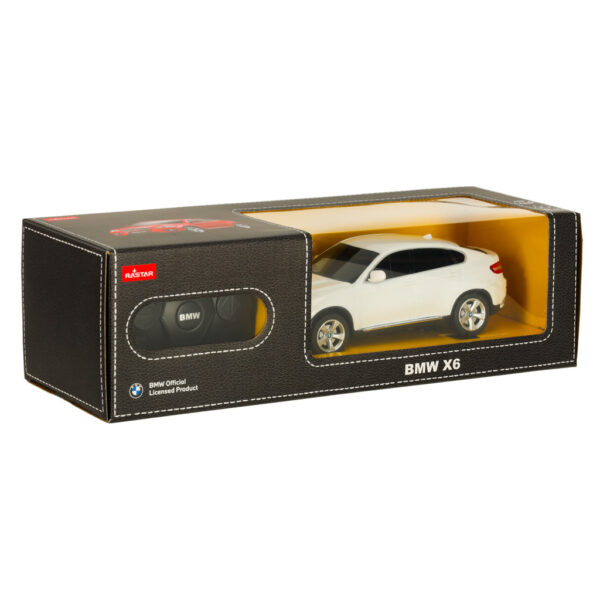 Samochód zdalnie sterowany Rastar 31700 BMW X6 1:24 biały - obrazek 9