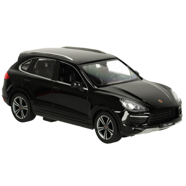 Samochód zdalnie sterowany Rastar 42900 Porsche Cayenne Turbo 1:14 czarny - obrazek 2
