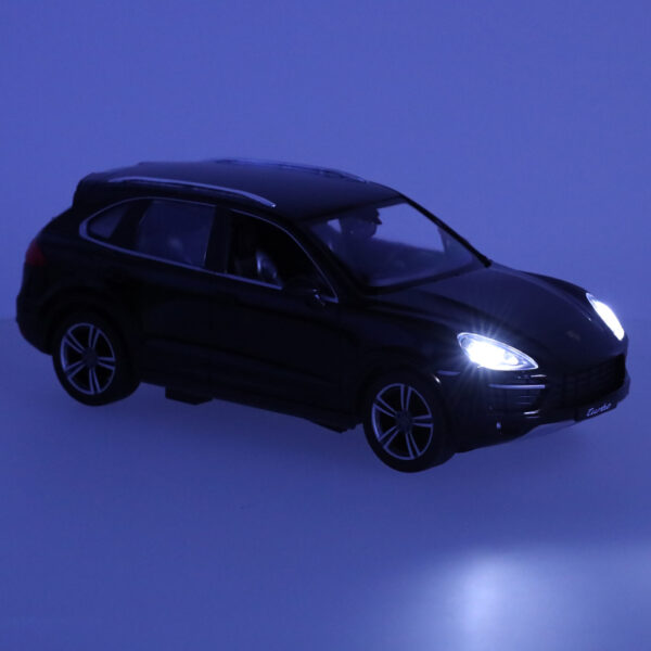 Samochód zdalnie sterowany Rastar 42900 Porsche Cayenne Turbo 1:14 czarny - obrazek 7