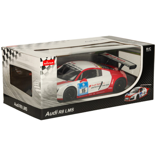 Samochód zdalnie sterowany Rastar 47510 AUDI R8 LMS Performance 1:14 - obrazek 9
