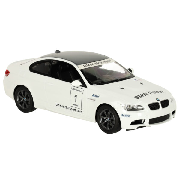 Samochód zdalnie sterowany Rastar 48000 BMW M3 1:14 biały - obrazek 2