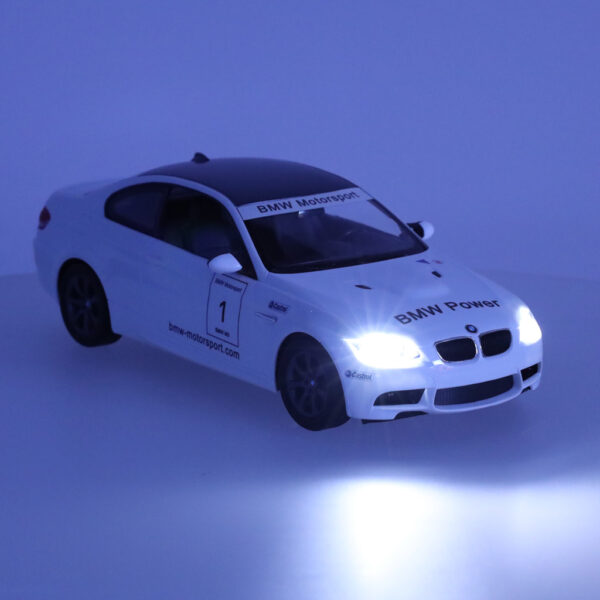 Samochód zdalnie sterowany Rastar 48000 BMW M3 1:14 biały - obrazek 7