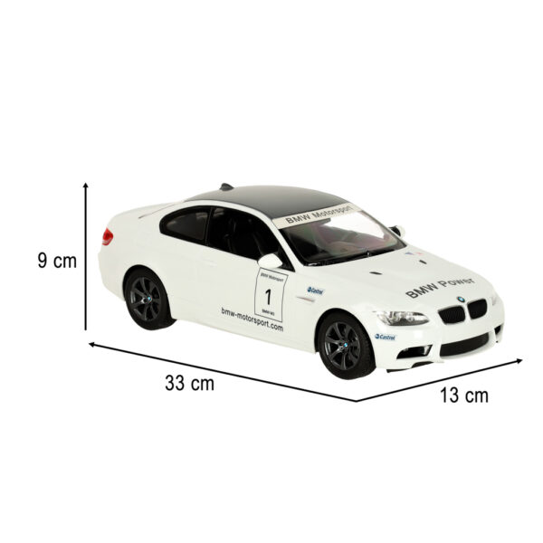 Samochód zdalnie sterowany Rastar 48000 BMW M3 1:14 biały - obrazek 8
