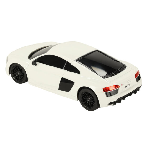 Samochód zdalnie sterowany Rastar 72300 Audi R8 2015 1:24 biały - obrazek 4
