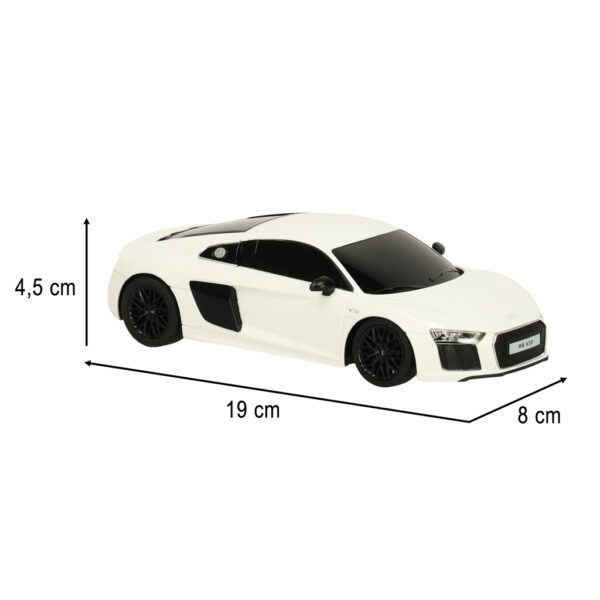 Samochód zdalnie sterowany Rastar 72300 Audi R8 2015 1:24 biały - obrazek 7