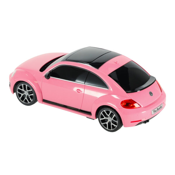 Samochód zdalnie sterowany Rastar 76200 Volkswagen Beetle 1:24 różowy - obrazek 4