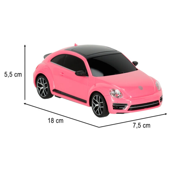 Samochód zdalnie sterowany Rastar 76200 Volkswagen Beetle 1:24 różowy - obrazek 7
