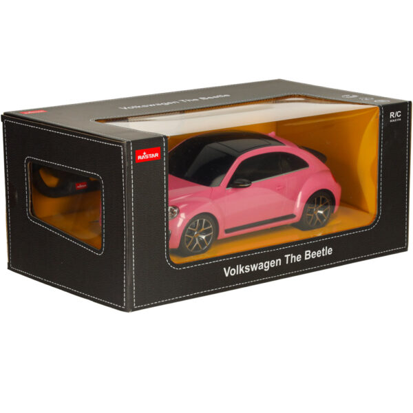 Samochód zdalnie sterowany Rastar 78000 Volkswagen Beetle 1:14 różowy - obrazek 9