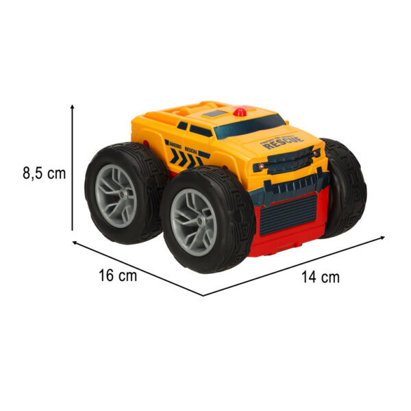 Samochód auto na pilota Revolt 2 Sided Rescue Racer mega transformacja obrót 360 4WD - obrazek 9