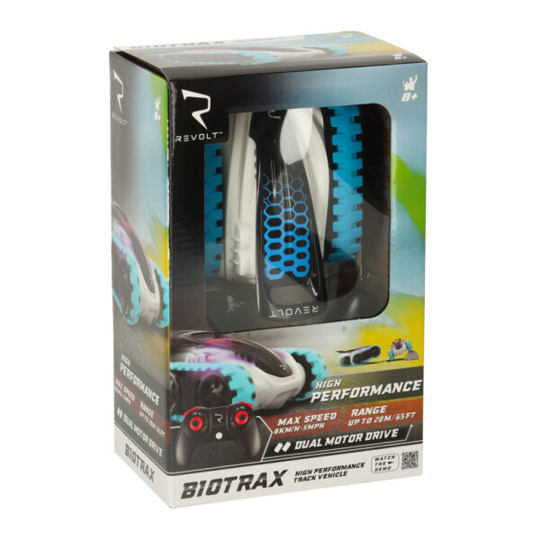 Samochód zdalnie sterowany pojazd gąsiennicowy RC REVOLT TG1006 High-Performance Track Racer 2.4GHz LED Off-Road Zasięg do 40m niebieski - obrazek 7