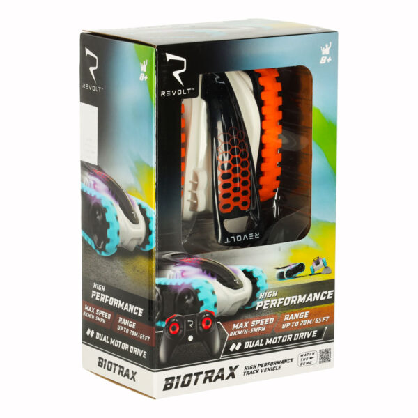 Samochód zdalnie sterowany pojazd gąsiennicowy RC REVOLT TG1006 High-Performance Track Racer 2.4GHz LED Off-Road Zasięg do 40m czerwony - obrazek 6