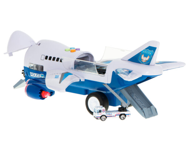 Transporter samolot + 6 aut policja bok/przód - obrazek 4