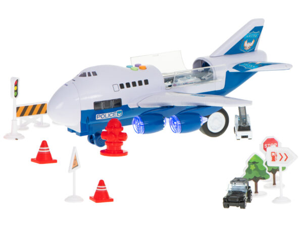 Transporter samolot + 6 aut policja bok/przód - obrazek 5