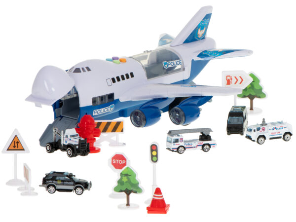 Transporter samolot + 6 aut policja bok/przód - obrazek 12