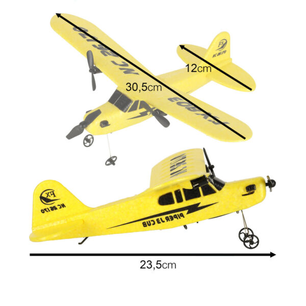 Samolot zdalnie sterowany na pilota RC FX803 Piper 150mah - obrazek 4