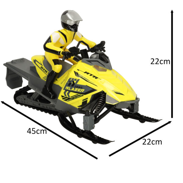 Skuter Śnieżny zdalnie sterowany RC REVOLT TG1016 Trail Blazer Snowmobile 2.4GHz Off-Road LED Realistyczna Jazda - obrazek 9